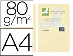 500h papel fotocopiadora Q-Connect A4 80g/m² color crema